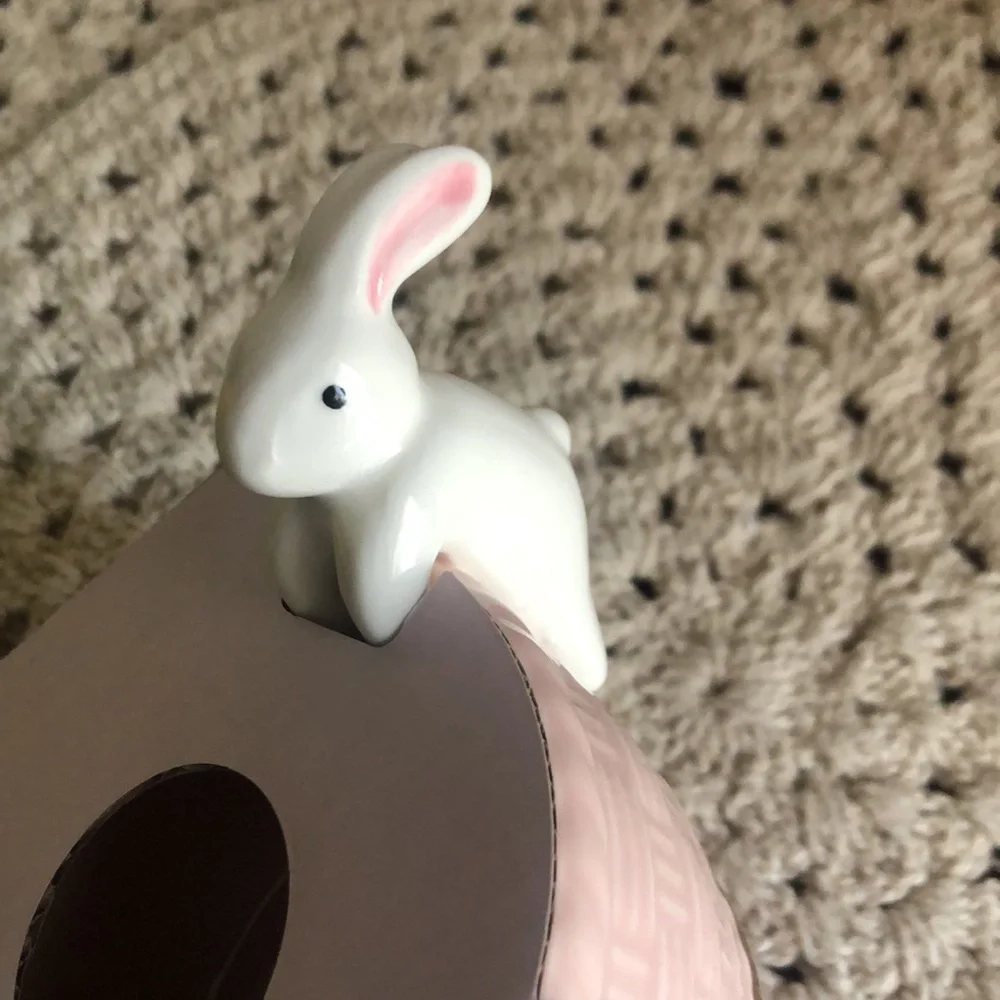 The Bakeshop Pink Ceramic EASTER Ramekins